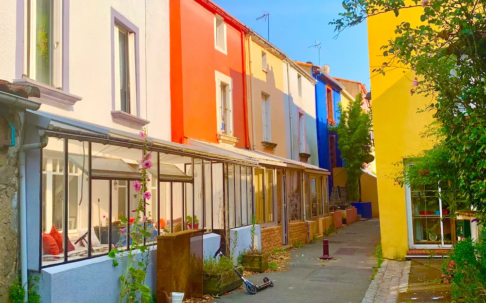 A pequena vila de Trentemoult (ao sul de Nantes) (foto de © Sakarton)