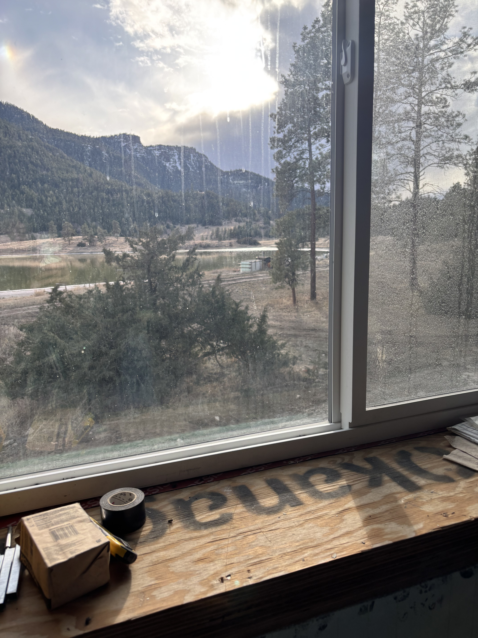 Bouwzone maar uitzicht vanuit master bedroom