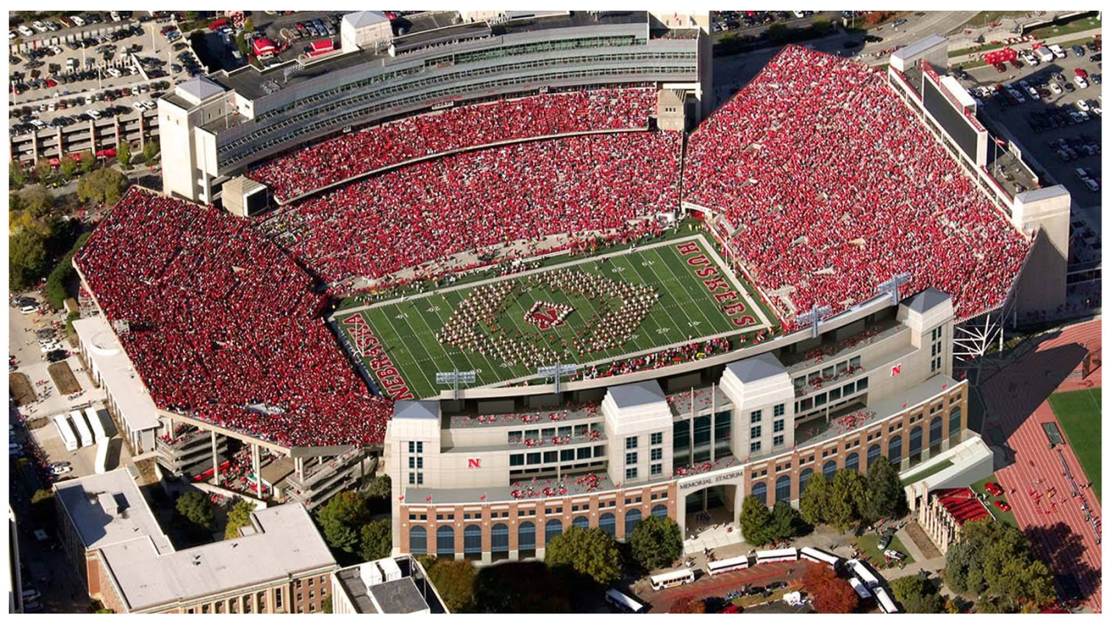 Our house is only 1 mile from Memorial Stadium where you can watch the University of Nebraska Cornhu ...