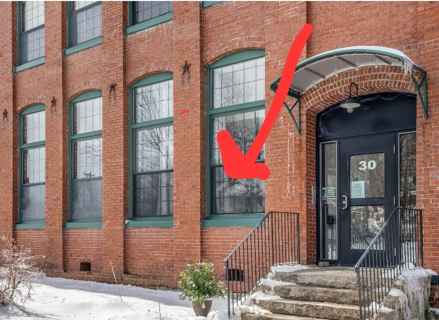 Die Unterkunft befindet sich im ersten Stock. Dies sind die einzigen erforderlichen Stufen, und am a ...