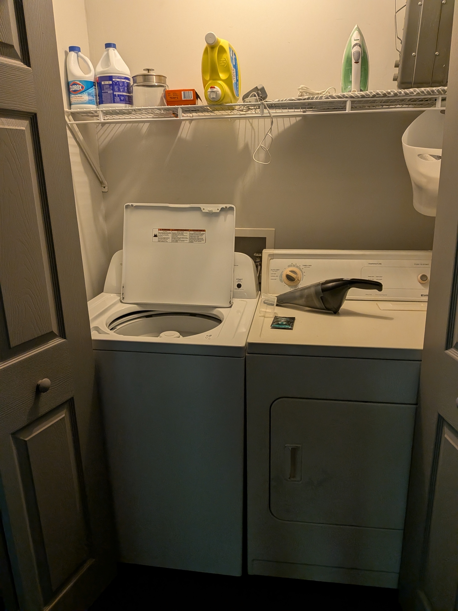 Washer and dryer