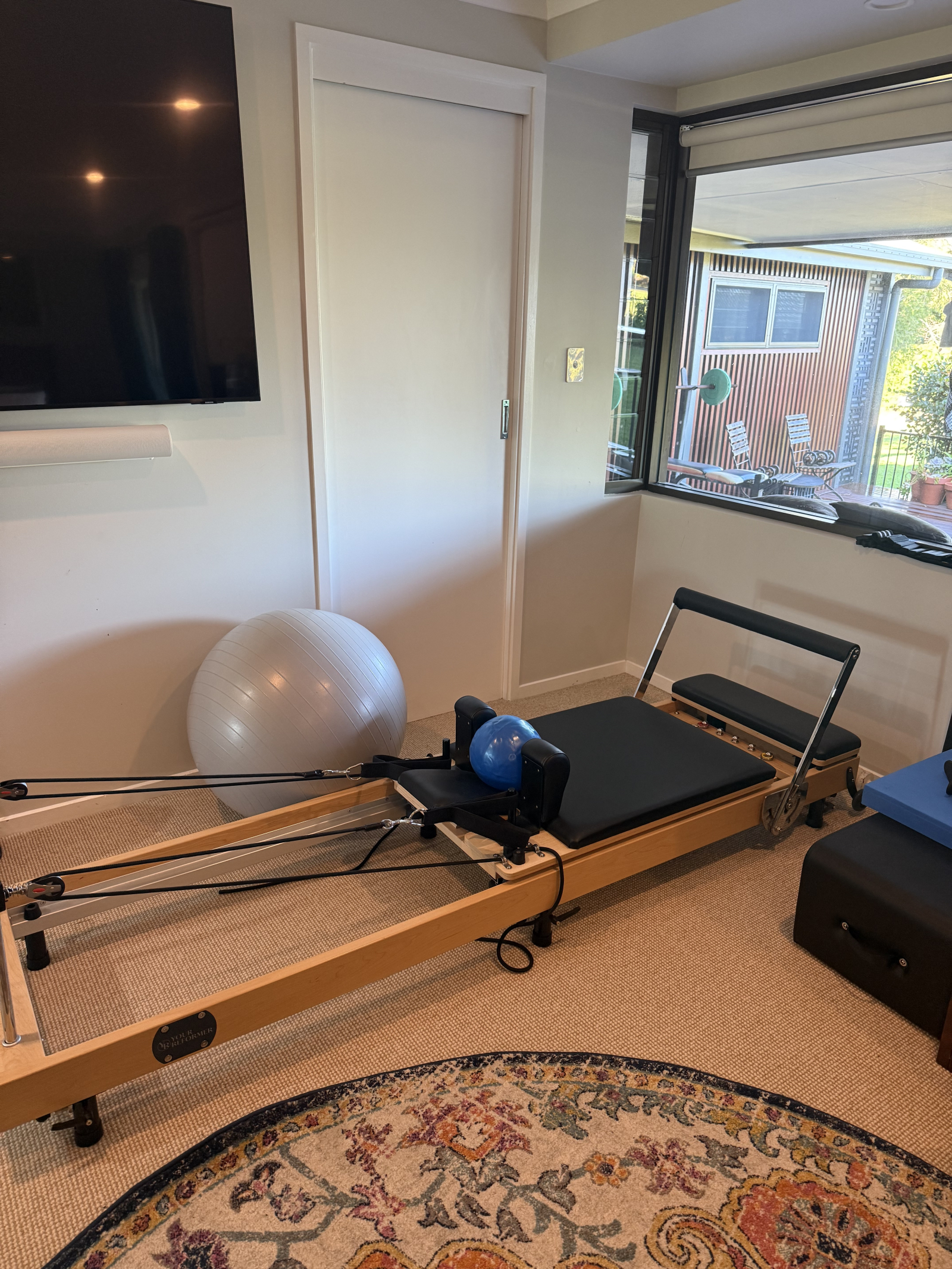 Máquina de Pilates Reformer que puede usar.