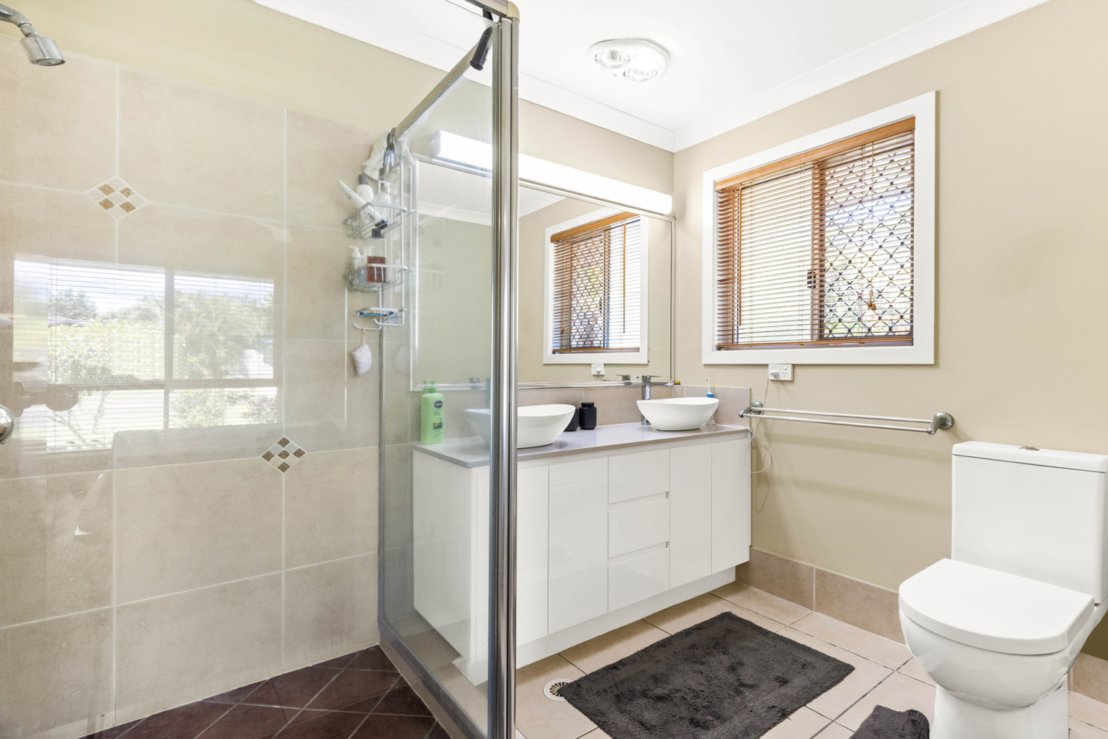 Ensuite bathroom off main bedroom