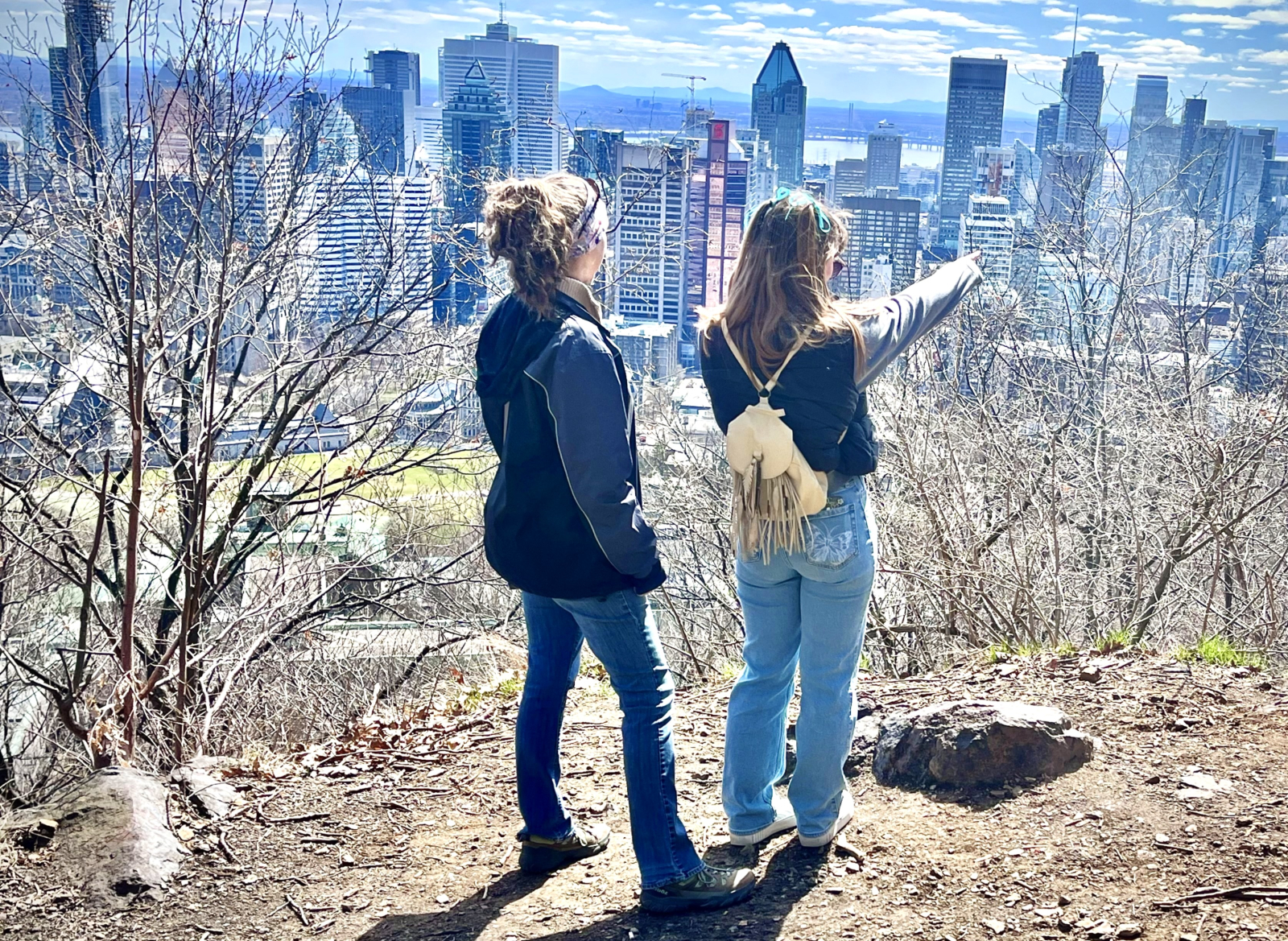 Mount Royal nach Südosten, 25 Minuten, leichte/mittelschwere Wanderung von Ihrem Platz entfernt.