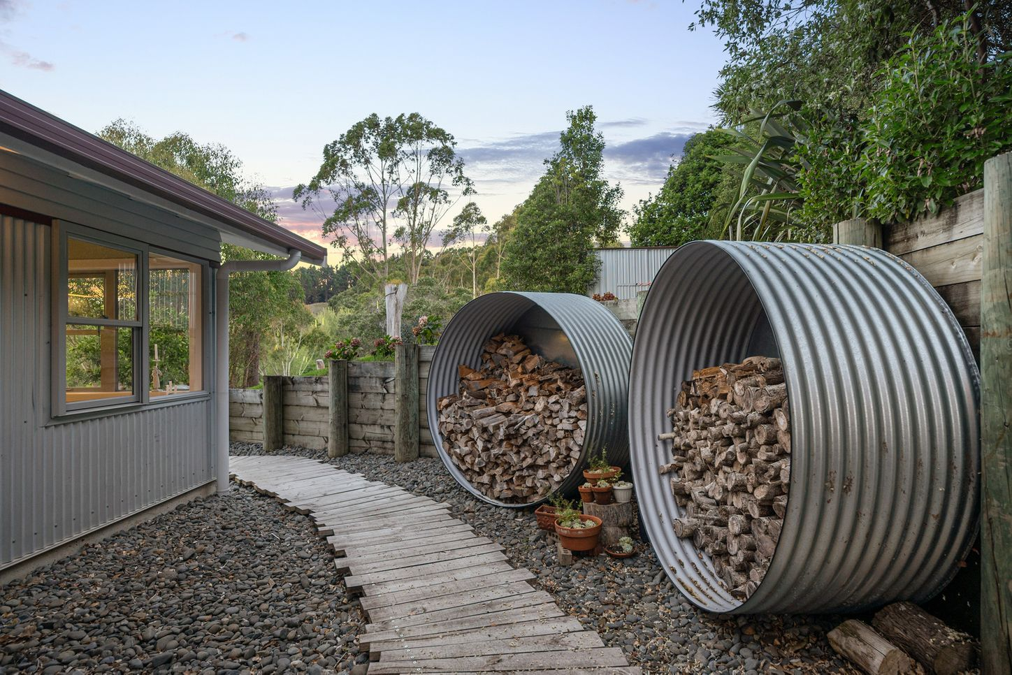Familienhaus im friedlichen Gebiet von Wainui