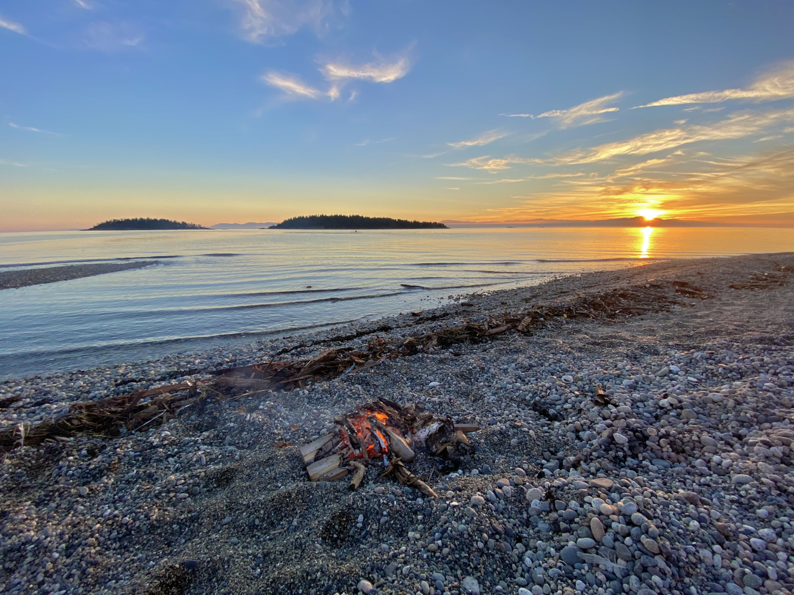 When there is no campfire ban in place, beach fires are permitted. This is usually during the late F ...