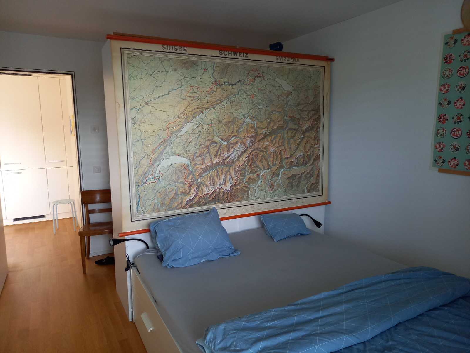 Bedroom with wardrobe