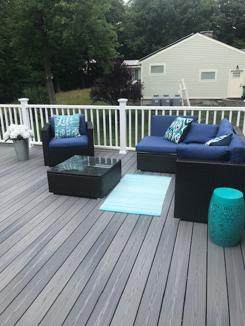 Patio for relaxing and taking in the view.