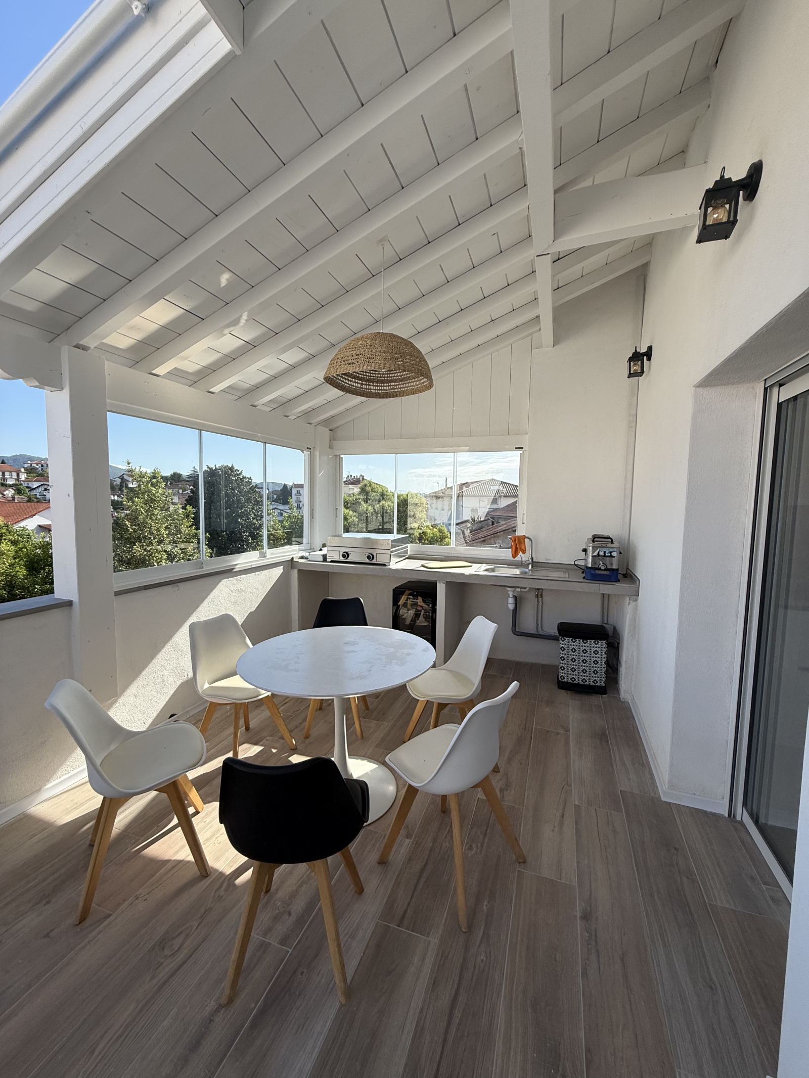 Basque Duplex Loft 85m² Hendaye - Terrace 36m² - Air conditioning - Outdoor kitchen