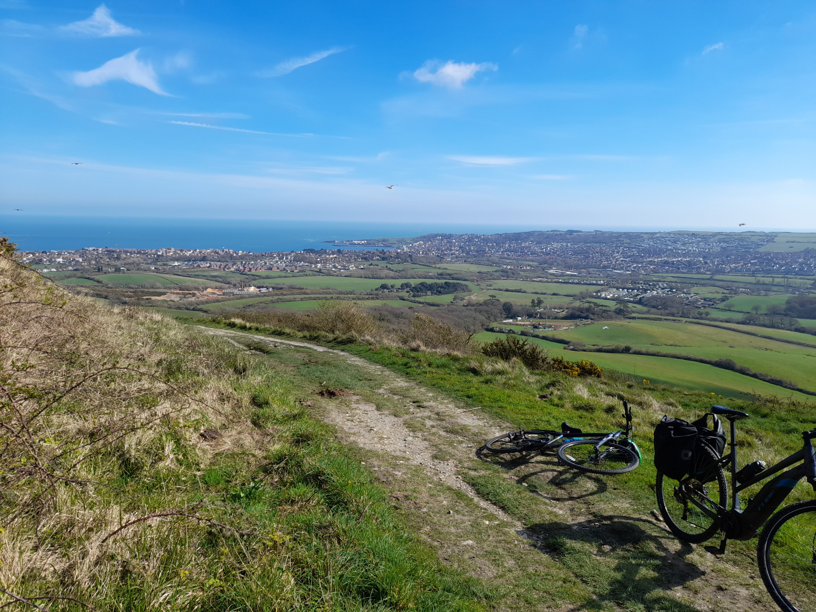 Biking or walking trails in the Purbecks