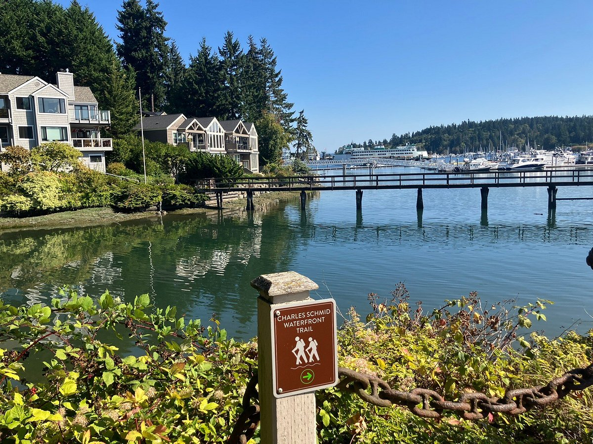 Nieuw huis met uitzicht op het water van Puget Sound en het centrum van Seattle