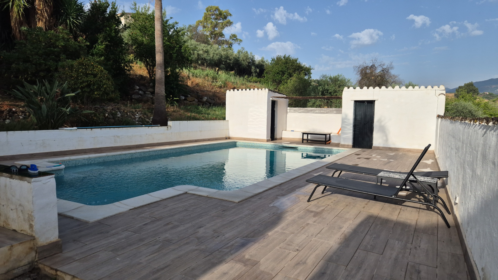 Our pool with magnificent views, a perfect spot to relax to the sounds of nature