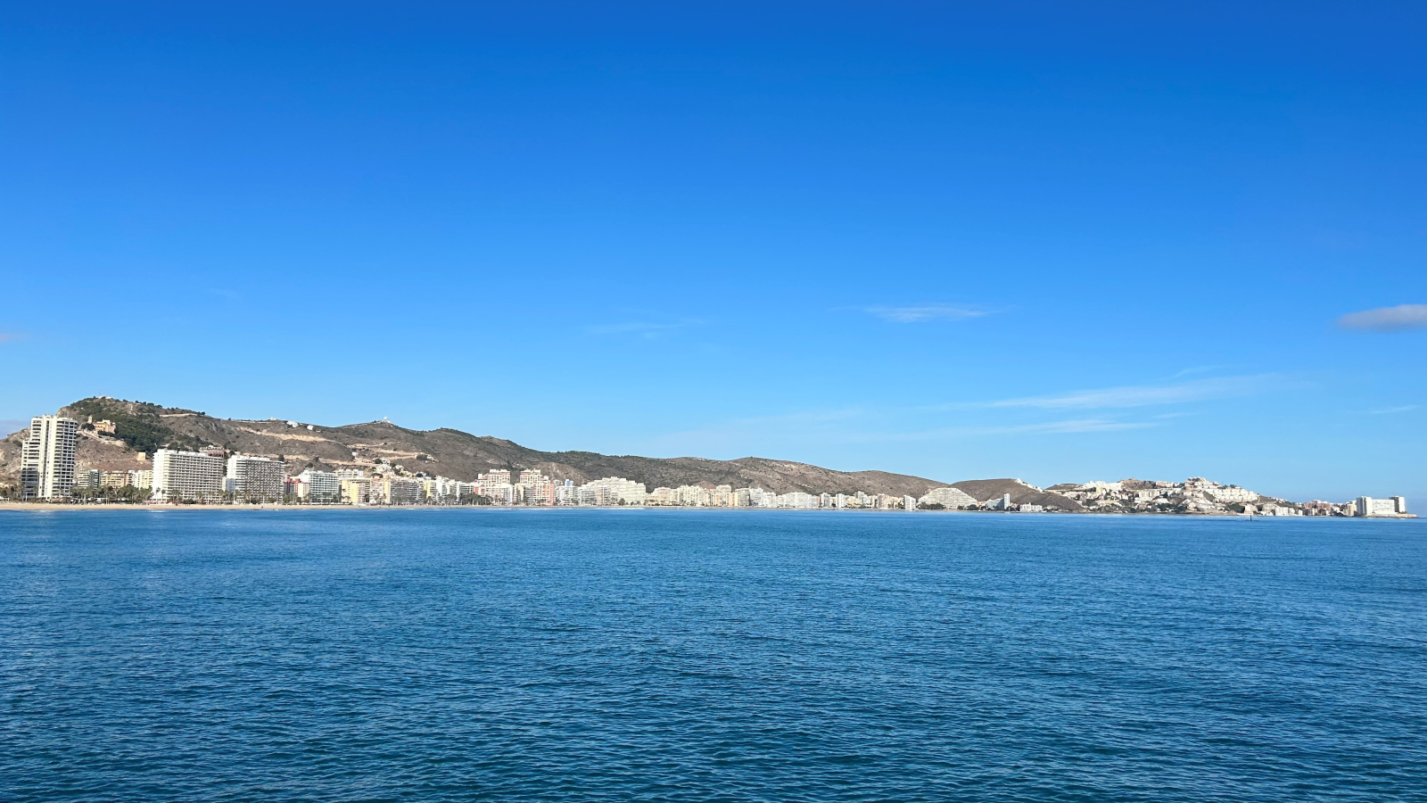 Vista de la playa de Cullera