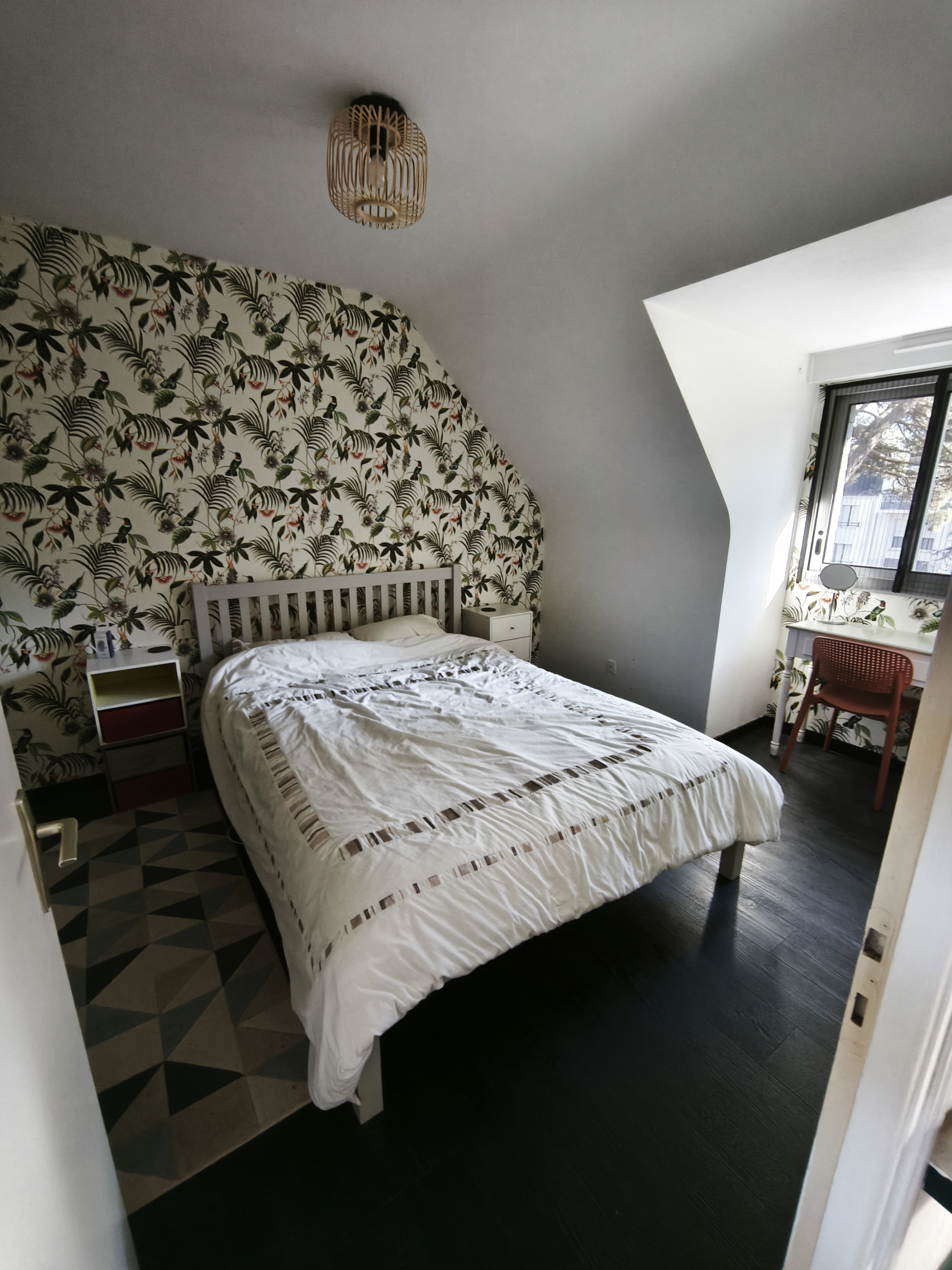 Second double bedroom upstairs with hanging space etc.