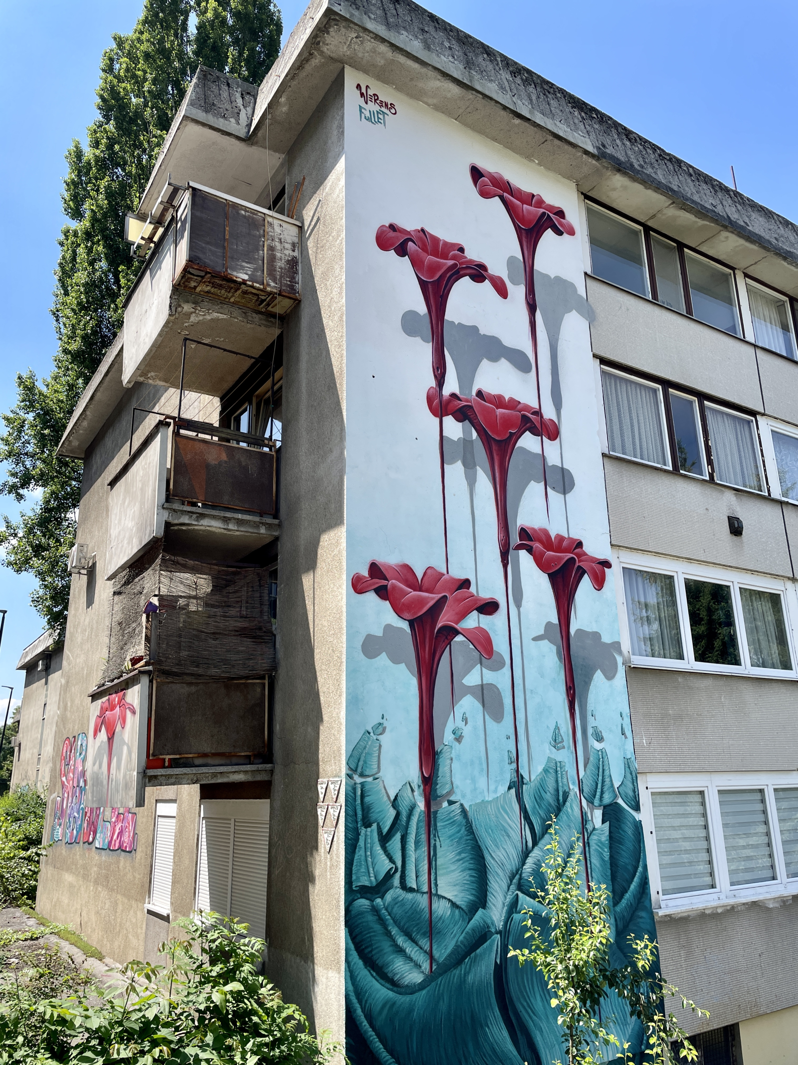 Another mural on Koševsko Brdo.