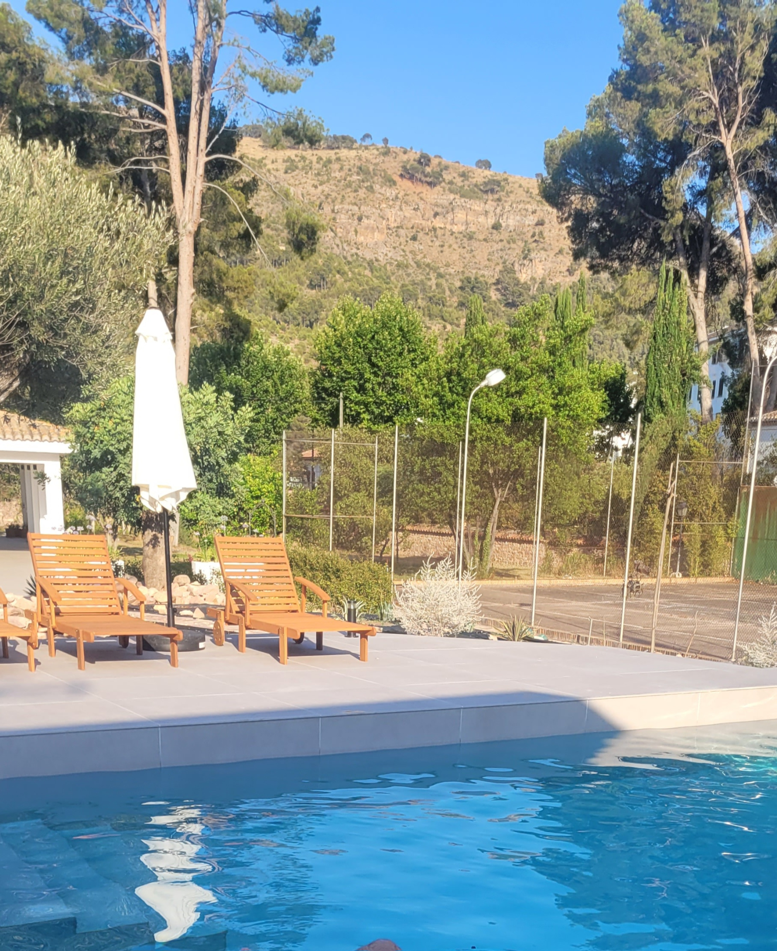 The pool and views from casita