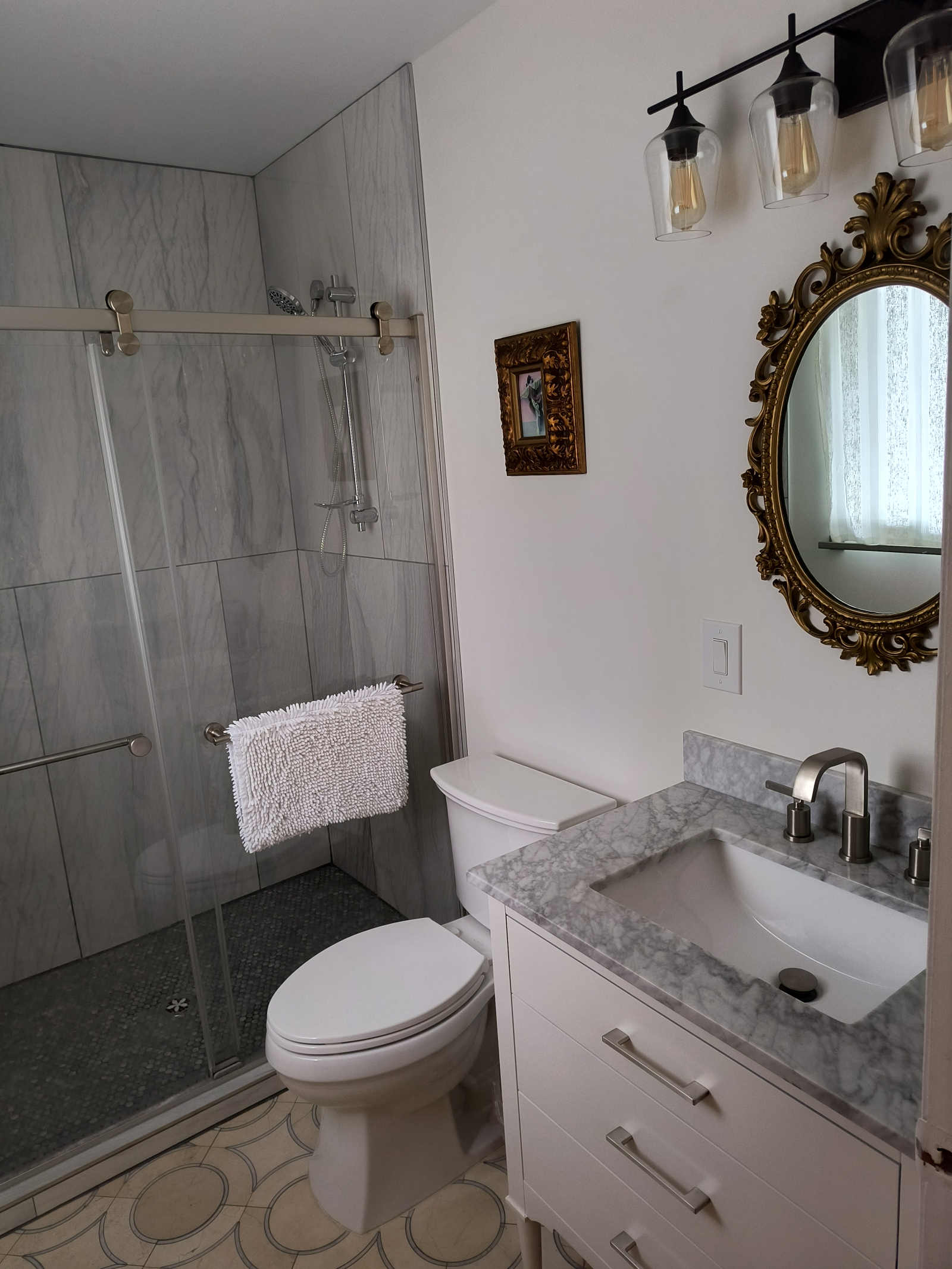 Second bathroom with a shower