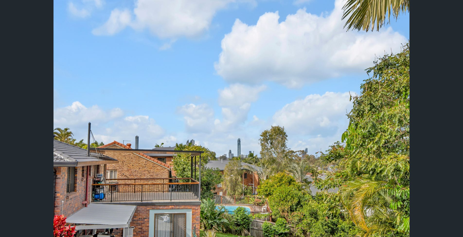 Vista para o Surfers Paradise da varanda