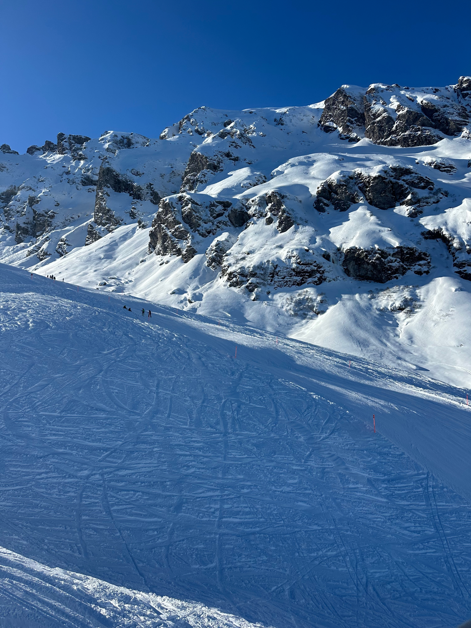 Pizol en invierno.  Paraíso invernal.
