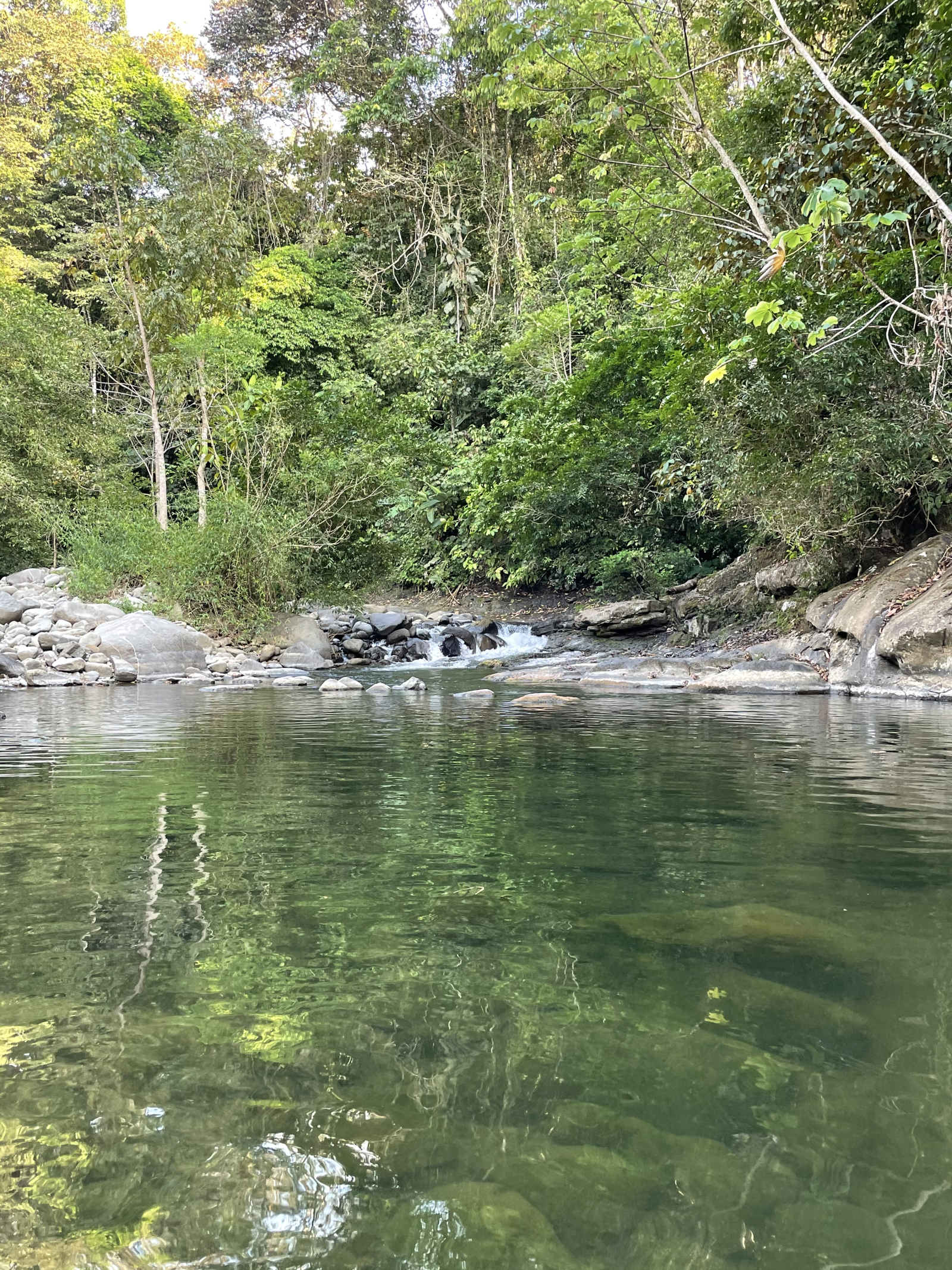 gemeenschapszwemplaats in Rio Diamante