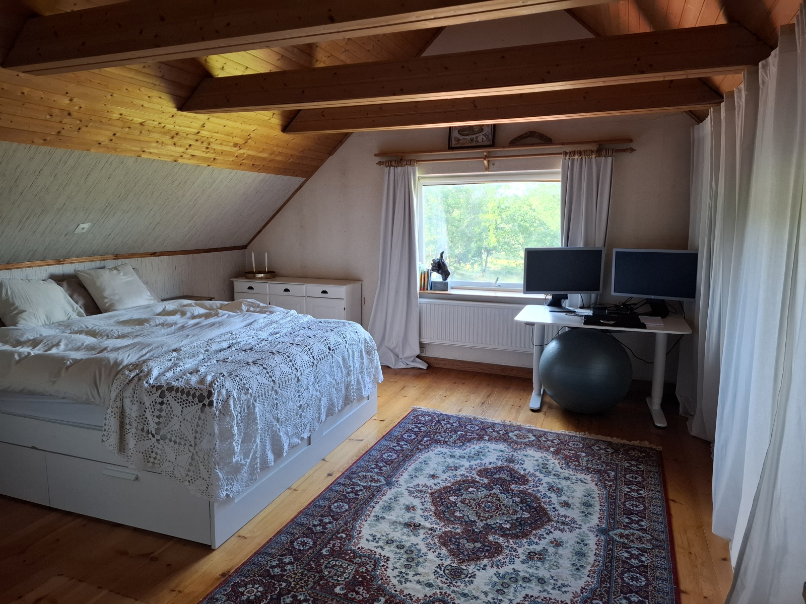 Karakteristiek huis in het Zweedse bos