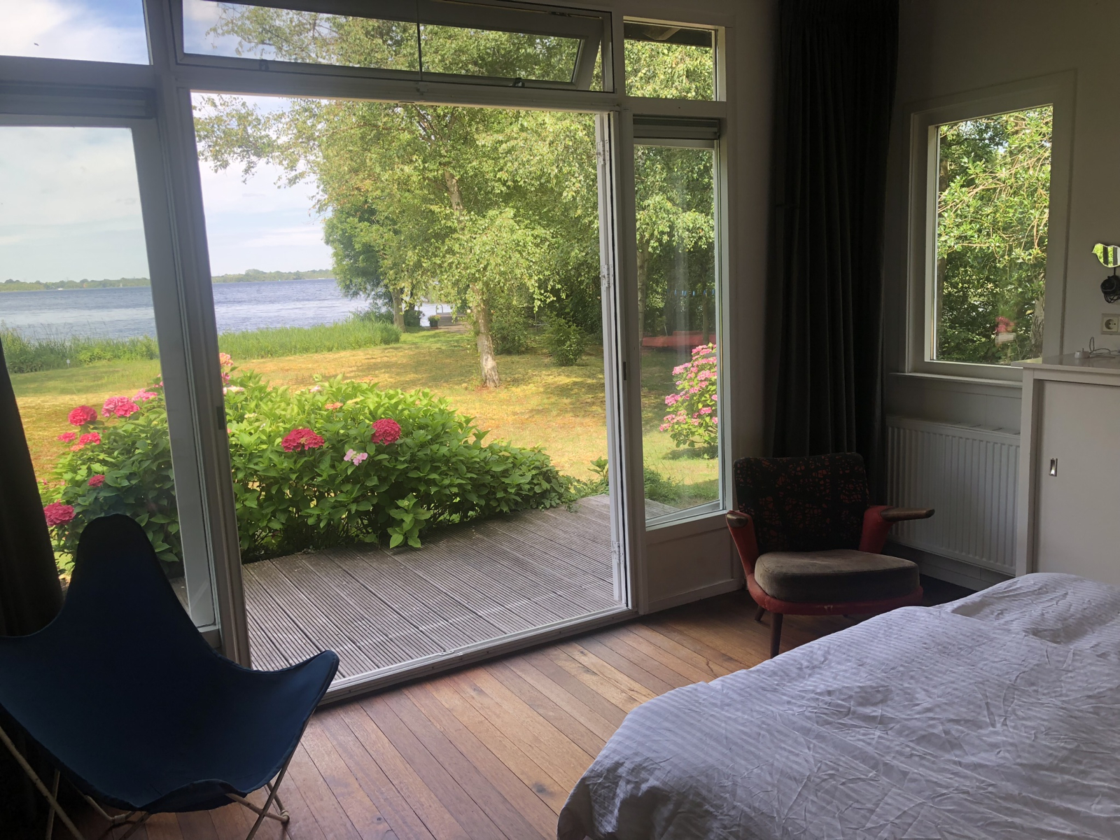 Casa entera para 6 personas o apartamento para 2 personas en una casa del lago cerca de Ámsterdam y Utrecht