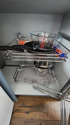 Loft balayé par le vent Ustensiles de cuisine