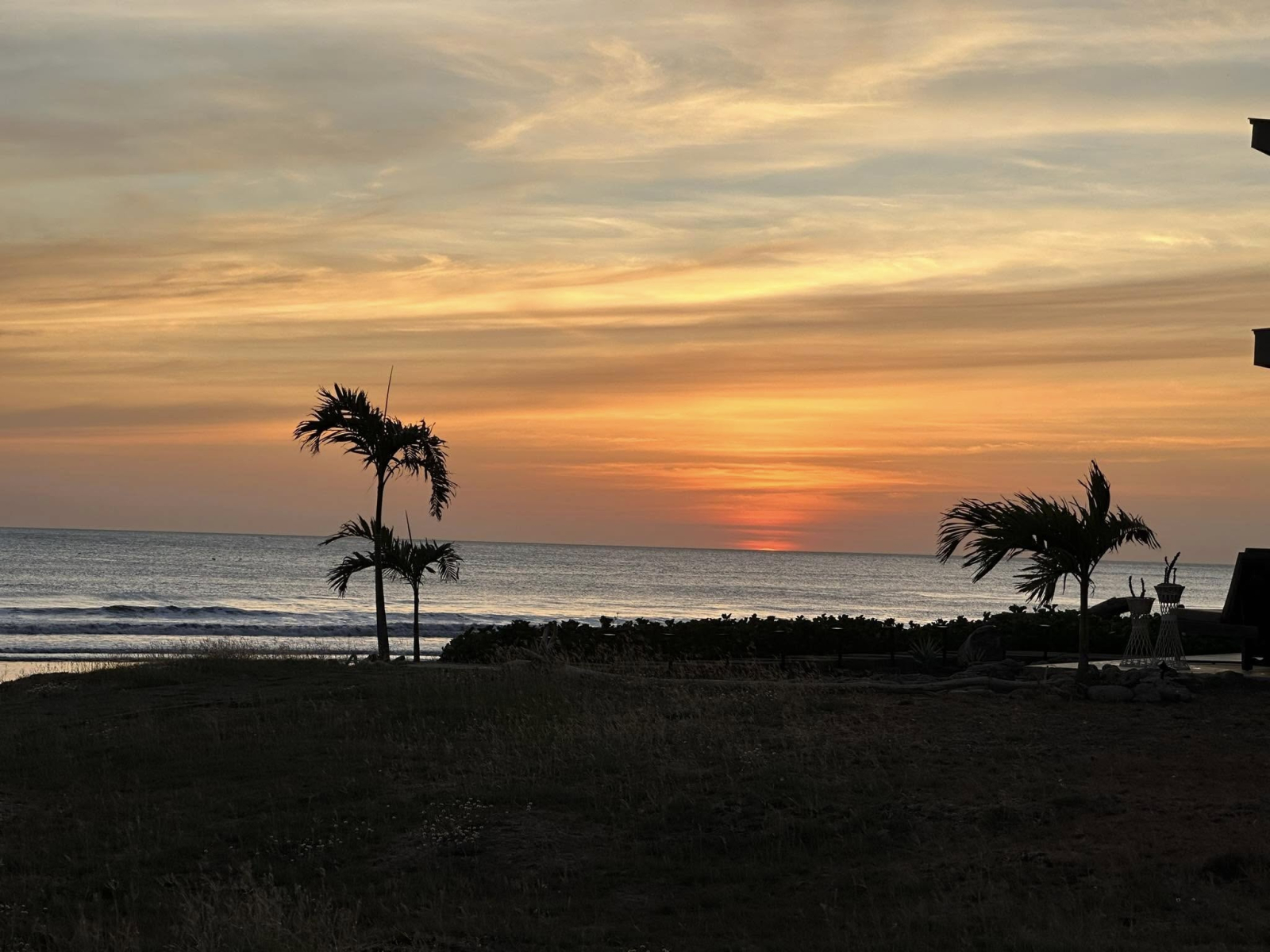 Puesta de sol desde nuestra terraza
