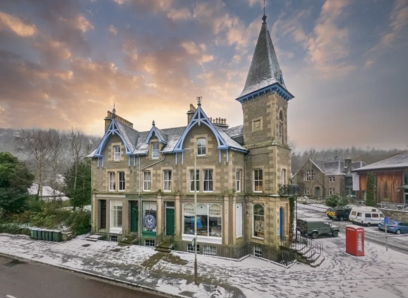 Nosso prédio no inverno