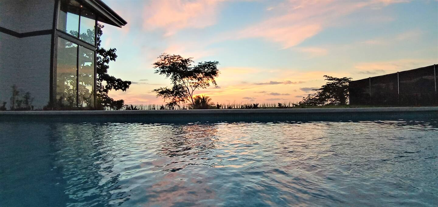 Vista desde la piscina