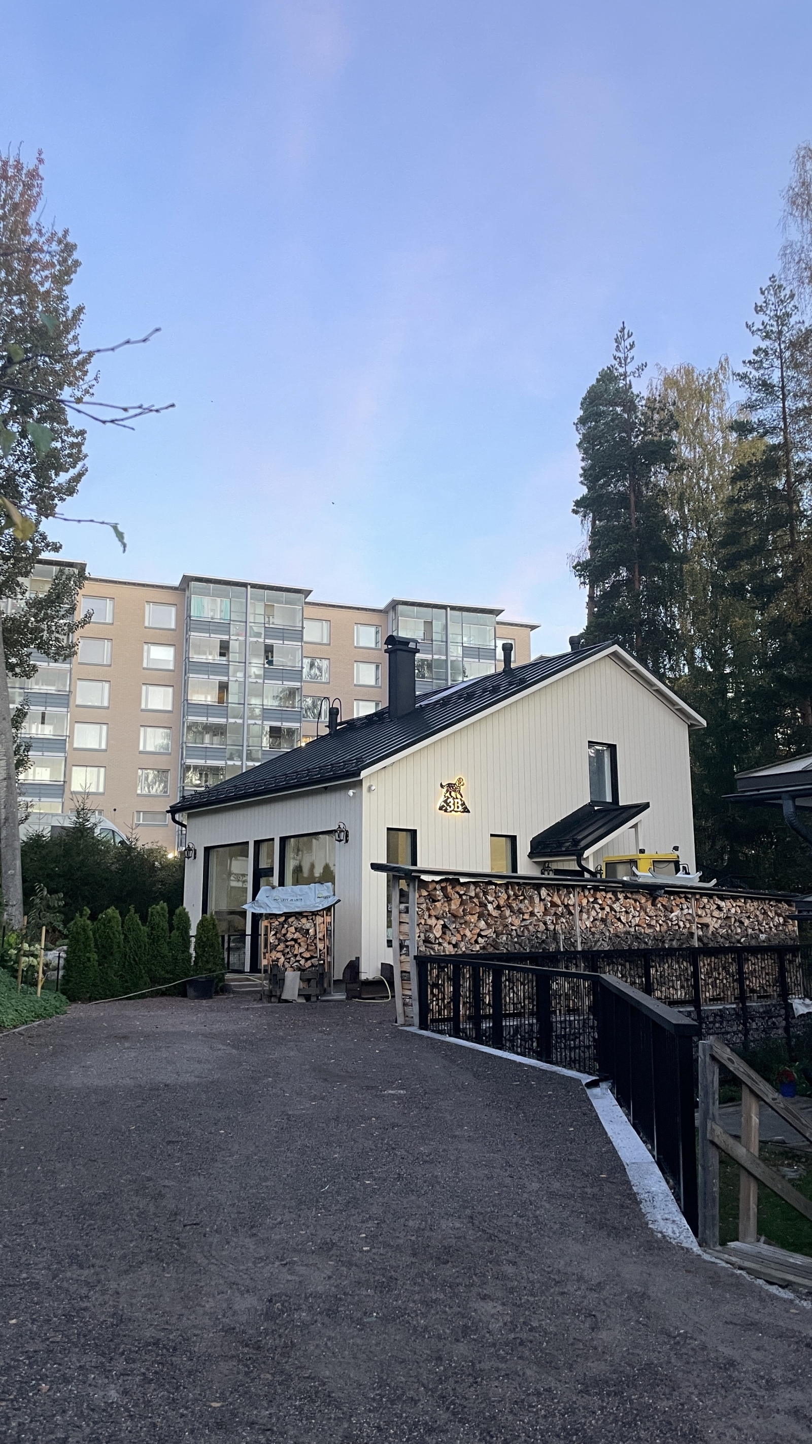 Newly built house in Helsinki
