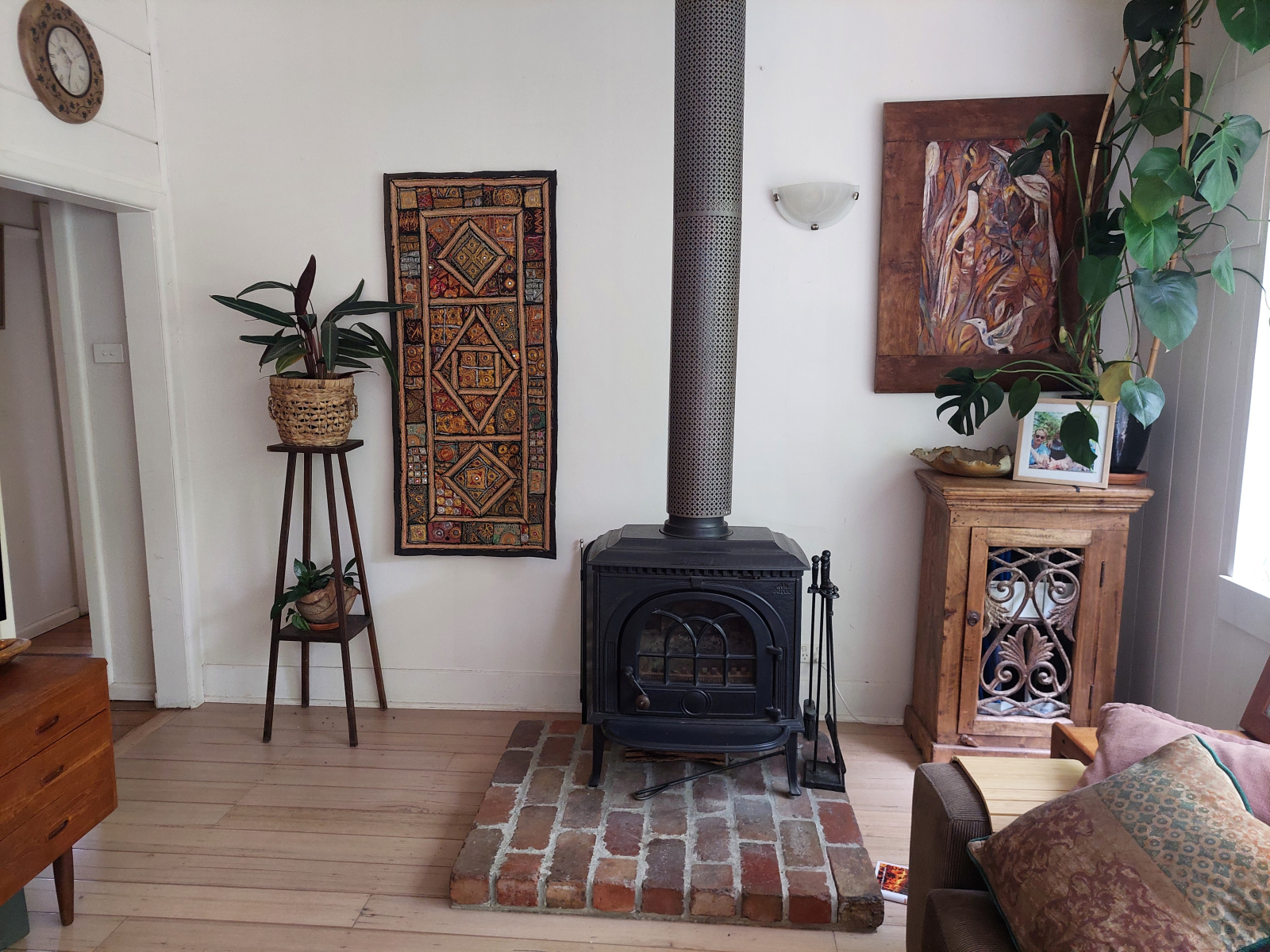 Cosy fireplace for Winter warmth