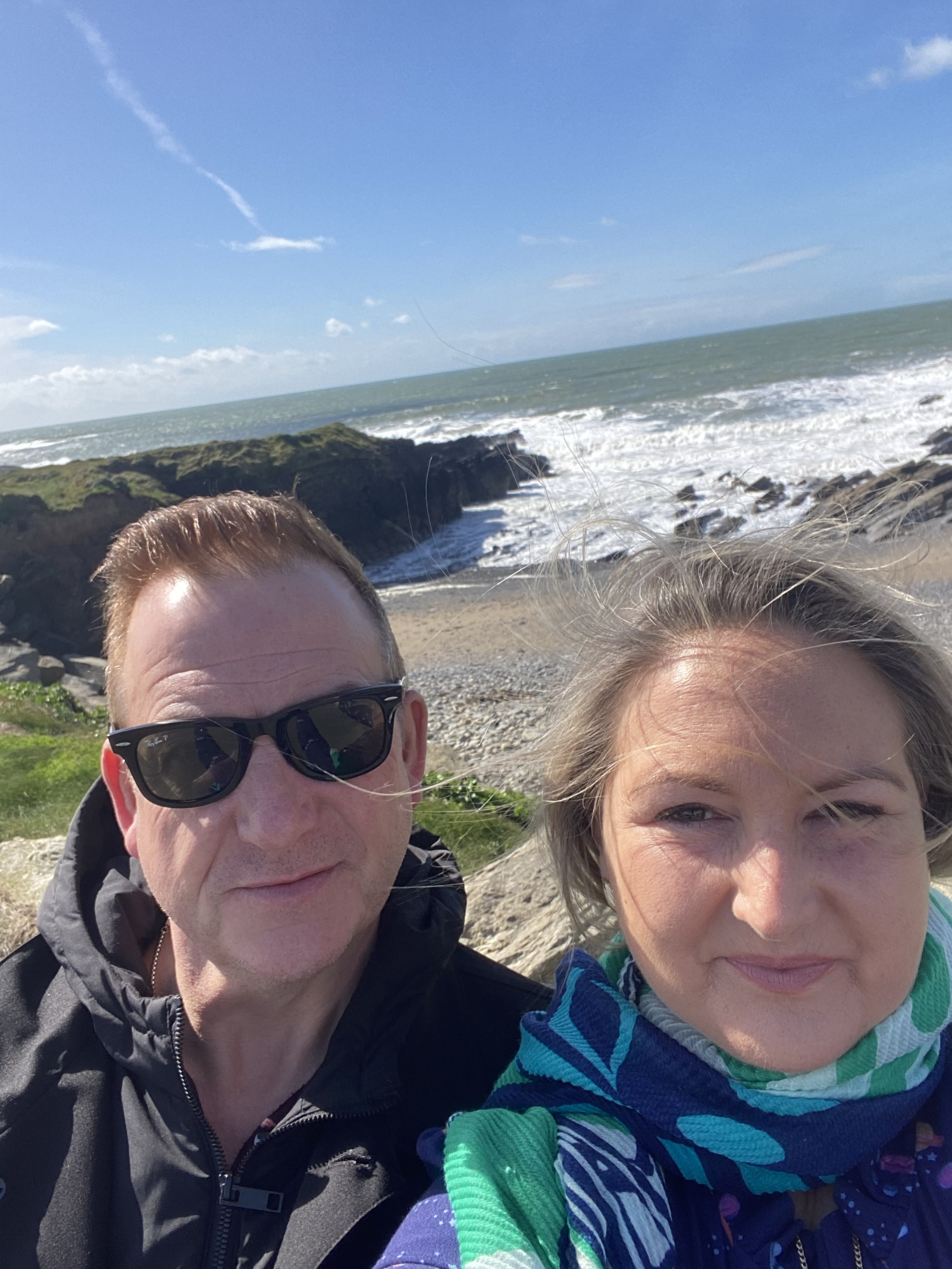 Mein Partner Lee und ich auf Austausch in Wexford, Irland, Ostern 2026.