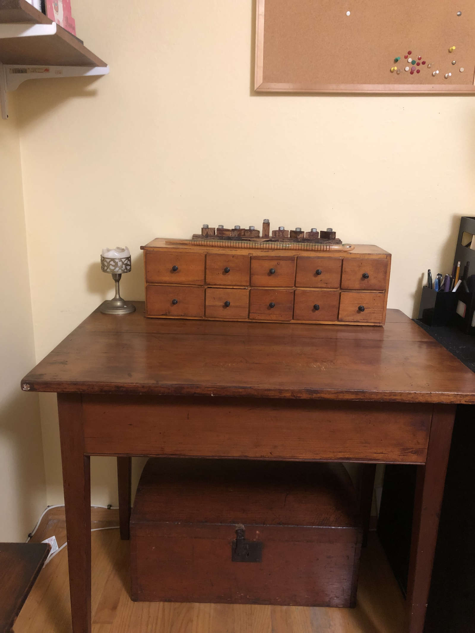 Study nook in master bedroom