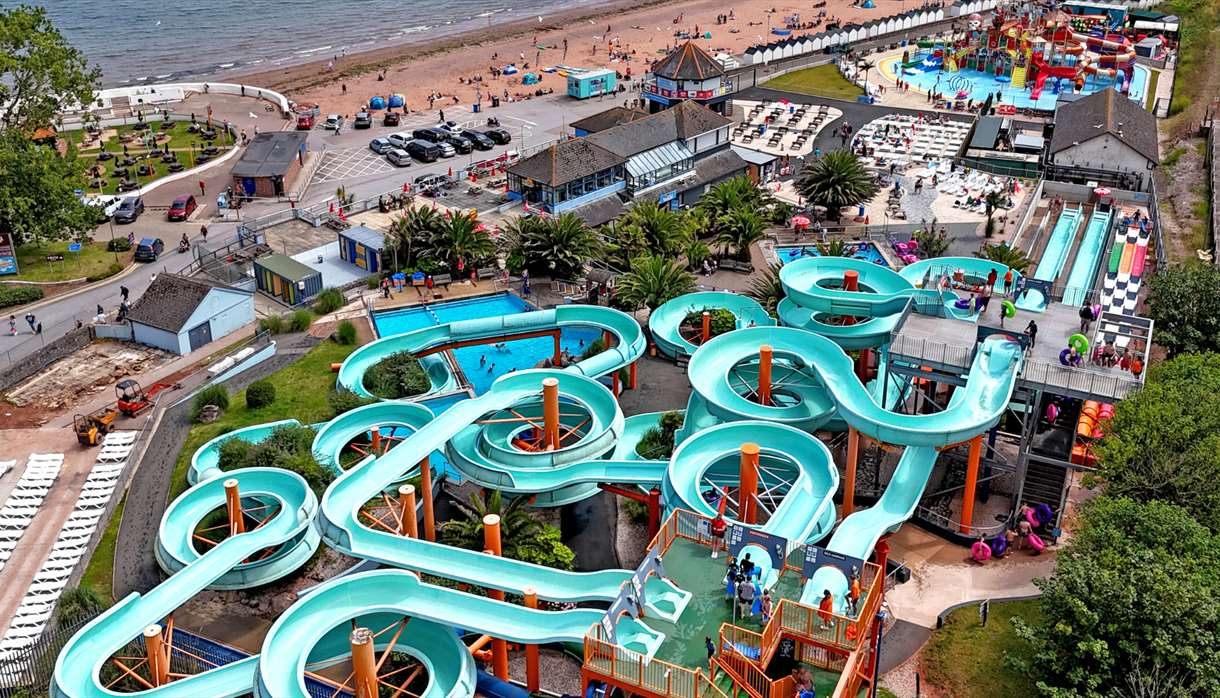 Splashdown Waterpark, Paignton - 20 minuten rijden van ons huis