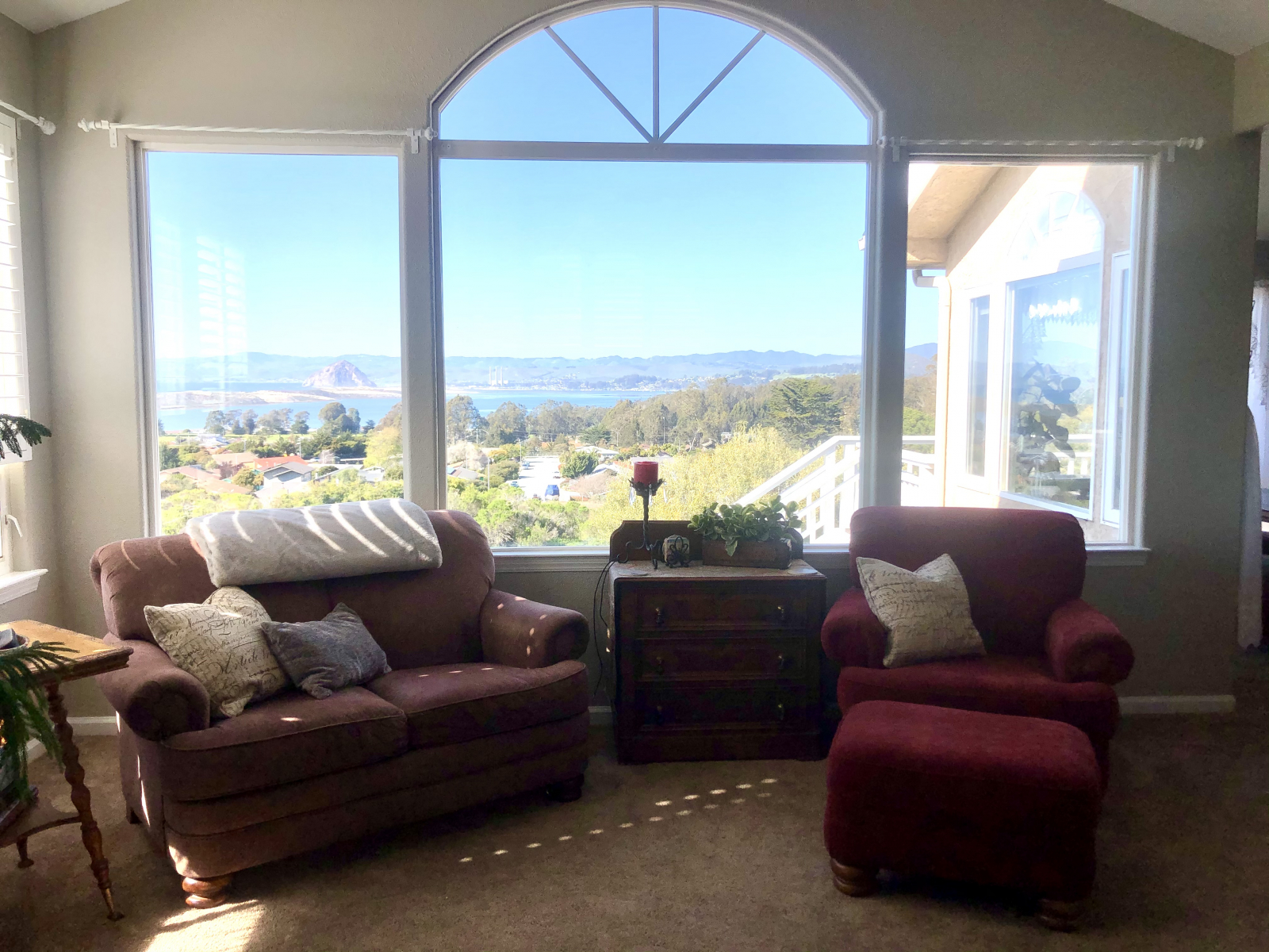 North side of living room...views forever