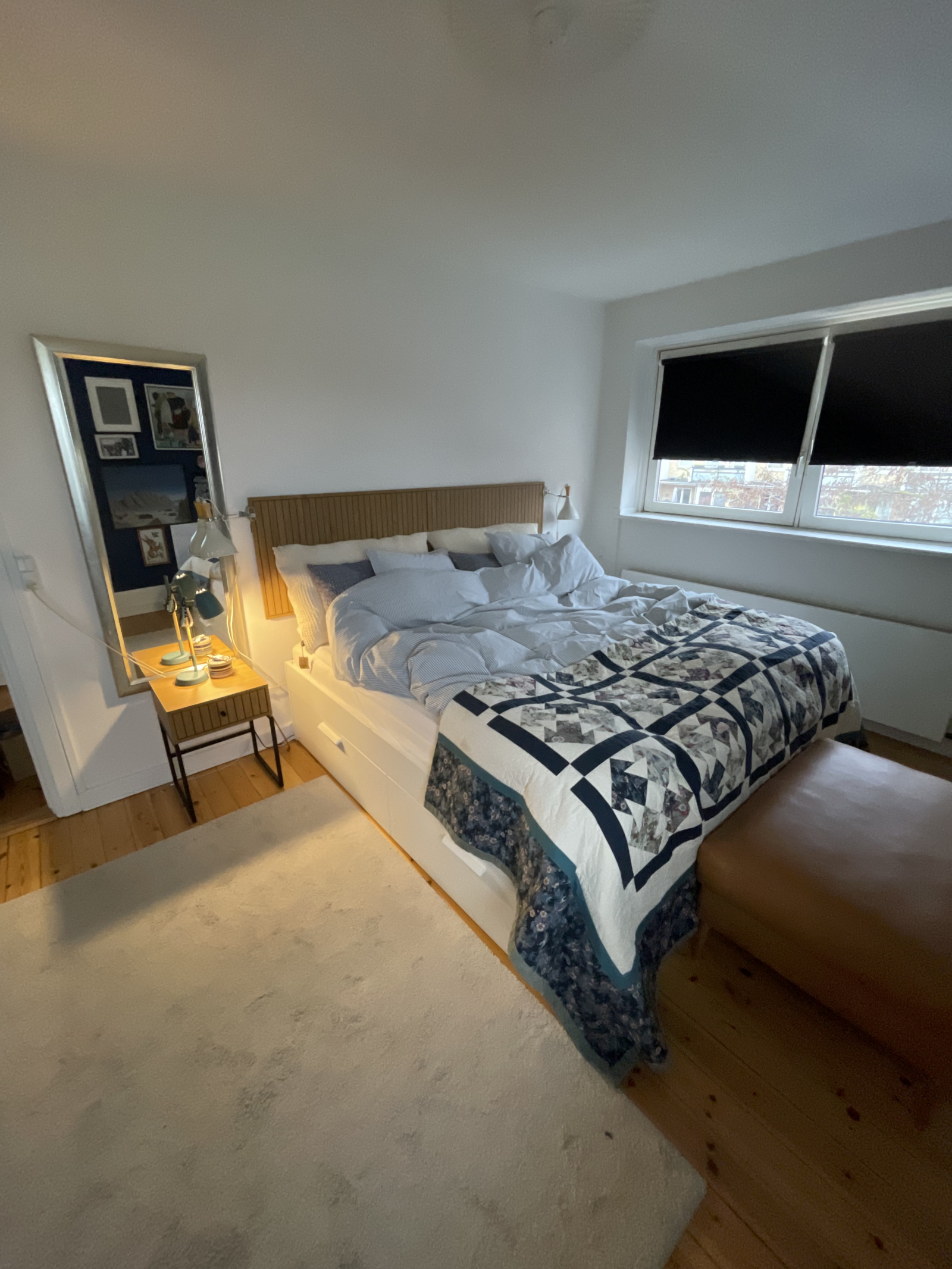 Two bedroom apartment in the suburbs of Copenhagen.