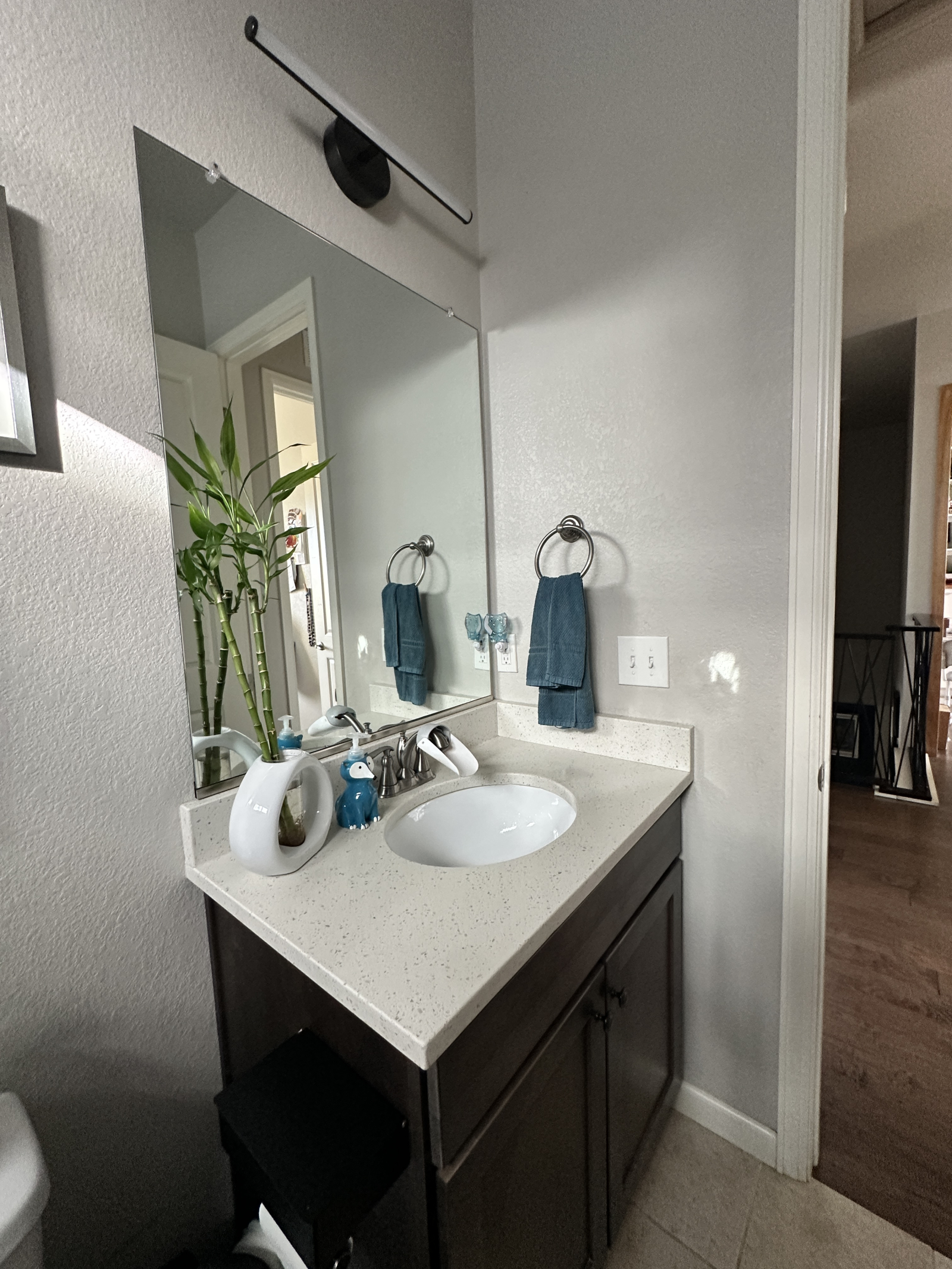 Badezimmer oben.
