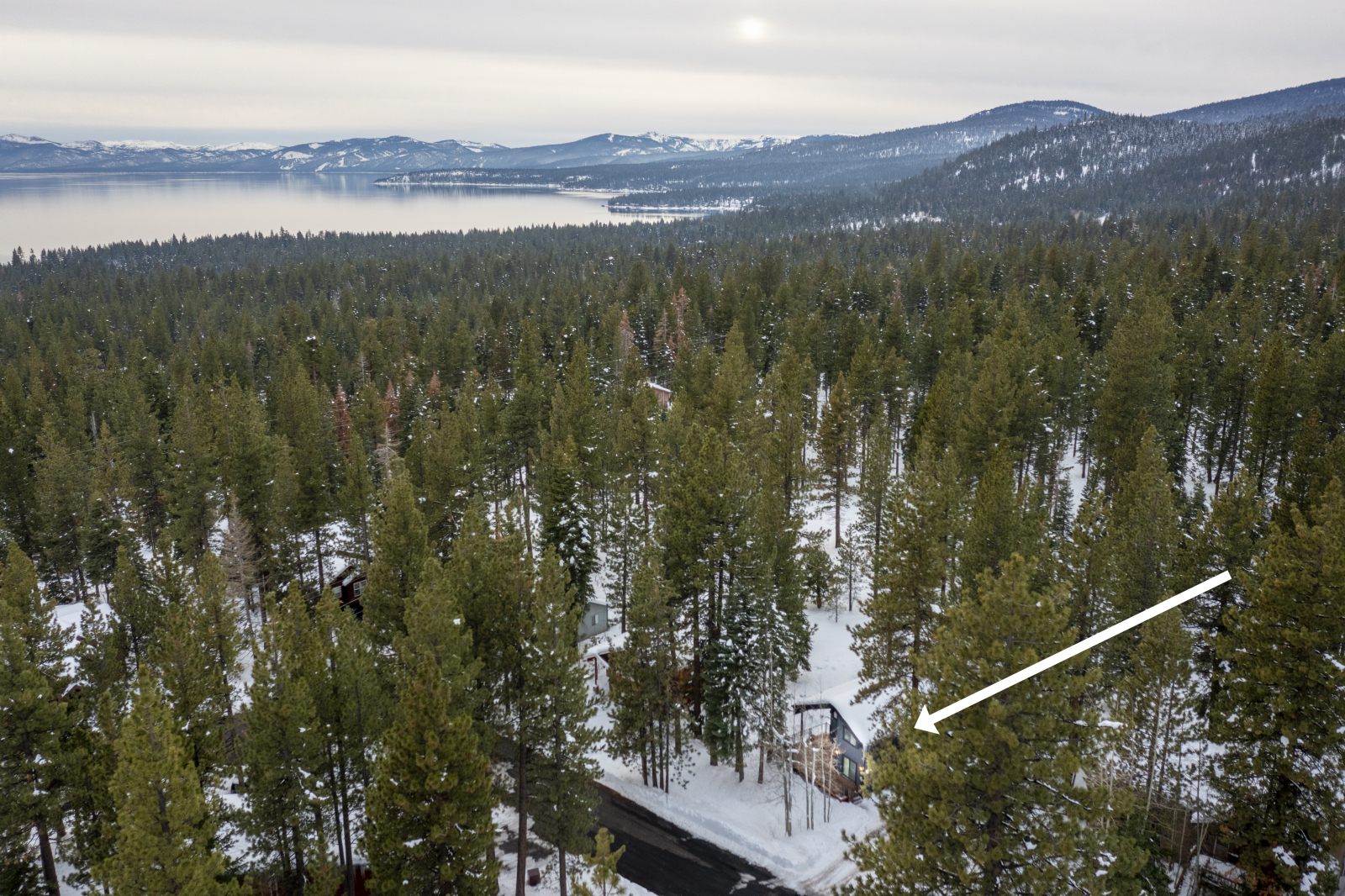 A 1 milla del lago Tahoe