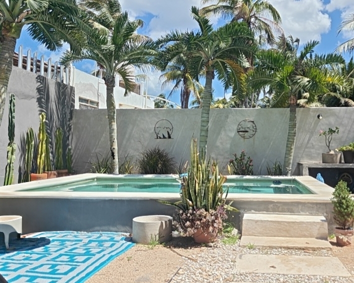 Mooi strandhuis in Yucatan, op steenworp afstand van het strand. Vrede en rust, Cenotes, Merida