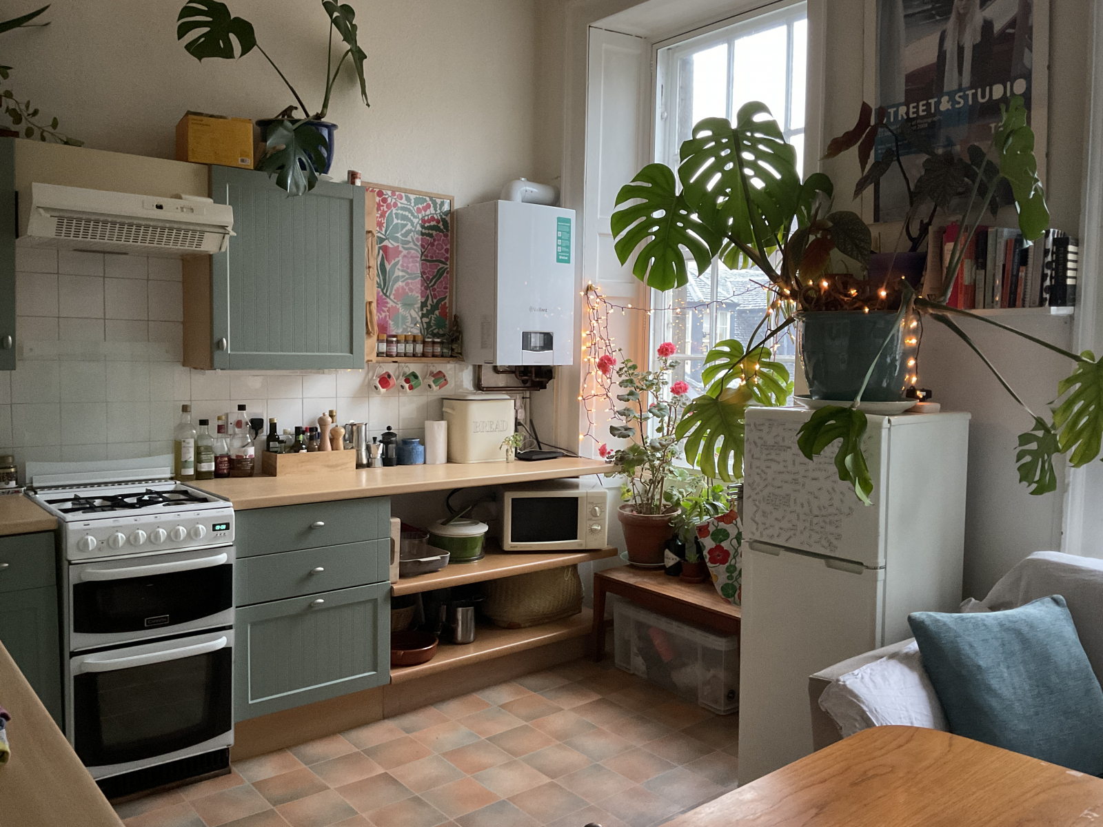 Ruim, groen en artistiek huis midden in het centrum van Edinburgh.