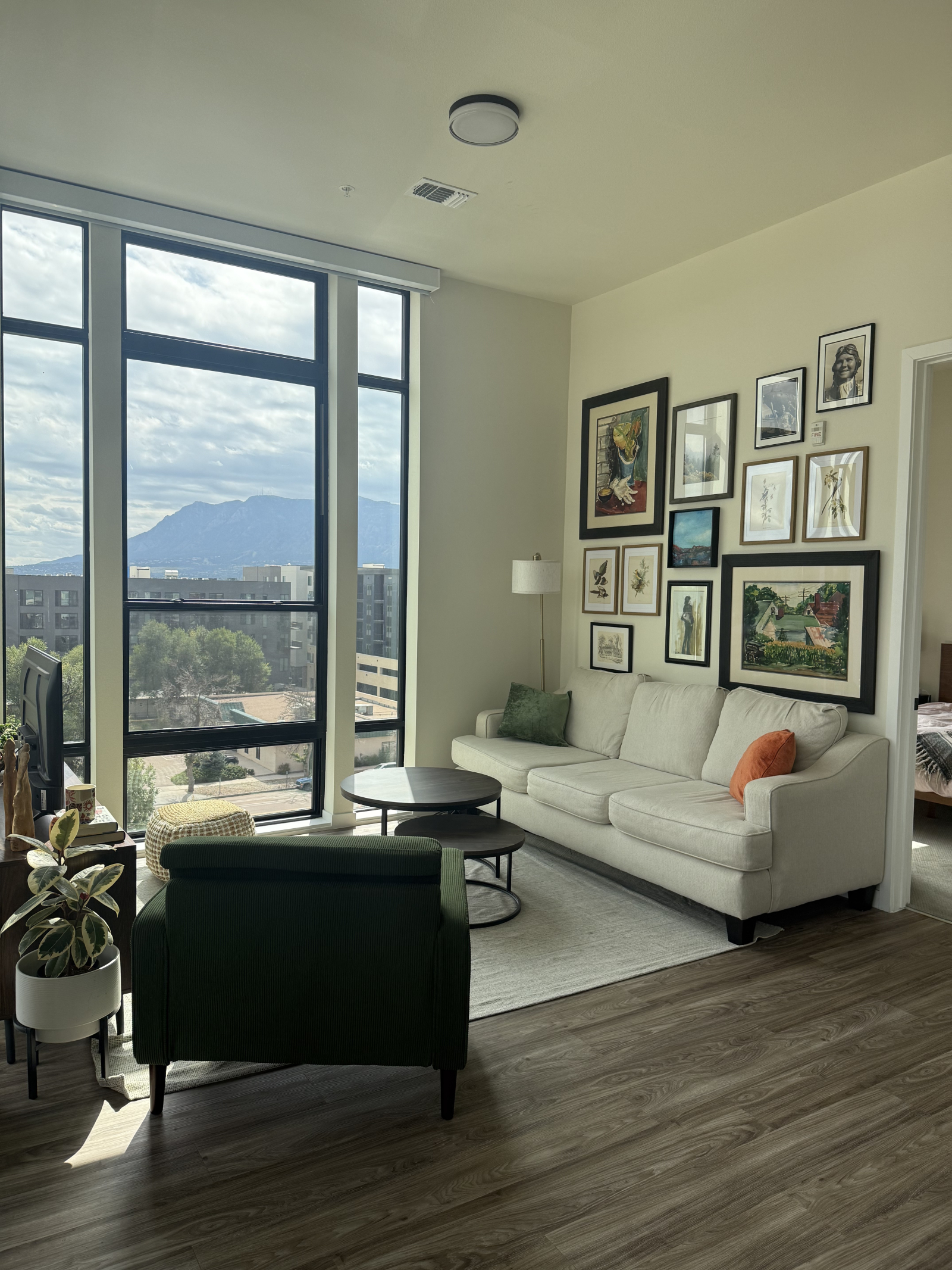 Downtown apartment in secure building. 2 bedrooms, heated pool, close to tons of Colorado activities