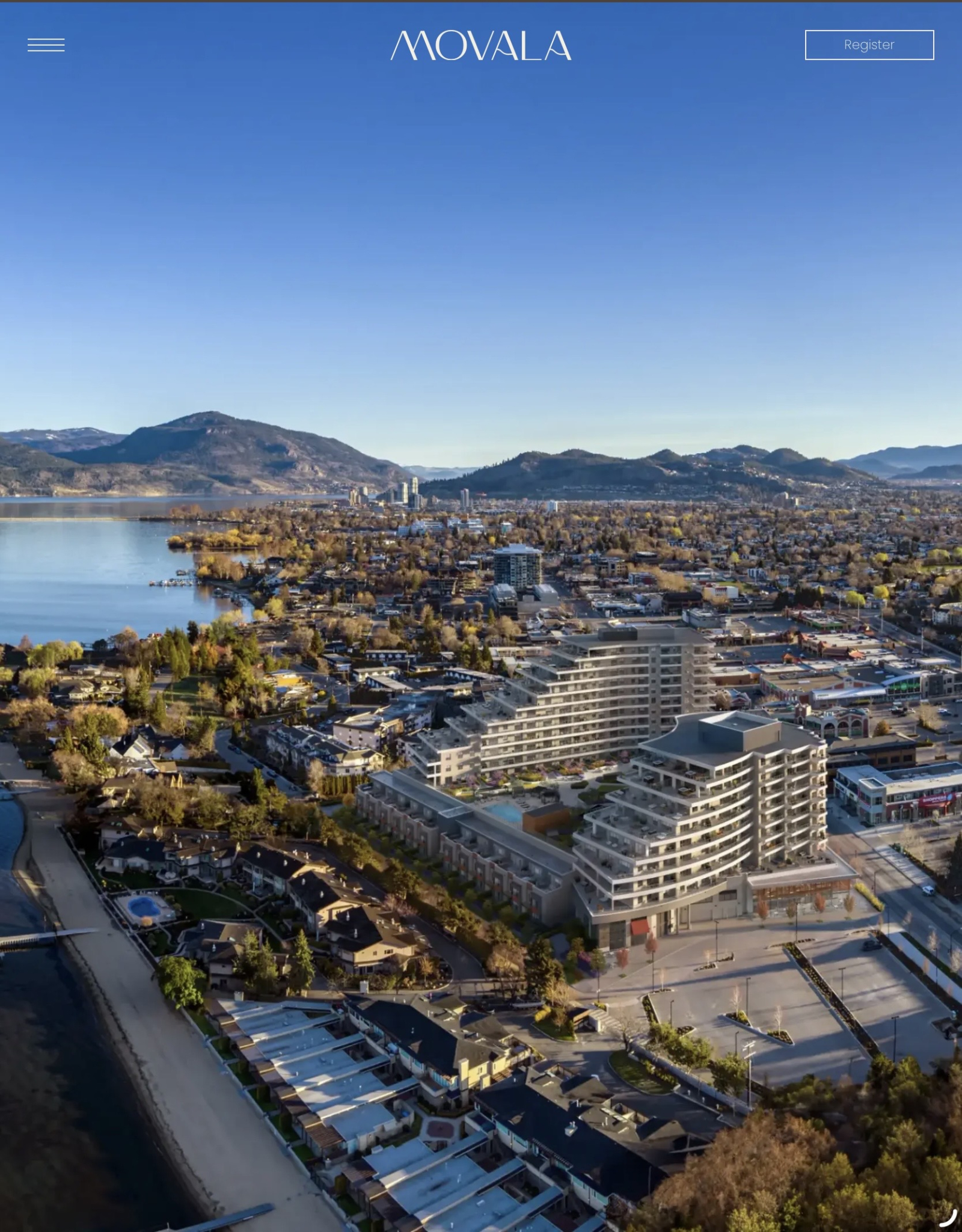 Estilo resort de dos habitaciones en Kelowna, BC. piscina, jacuzzi, gimnasio, pista de boccas, gran terraza...