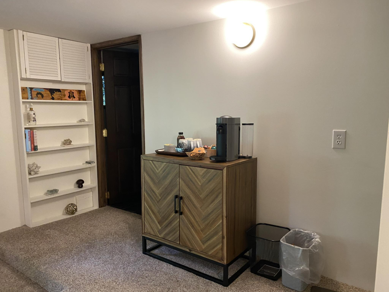 Grotto apartment kitchenette