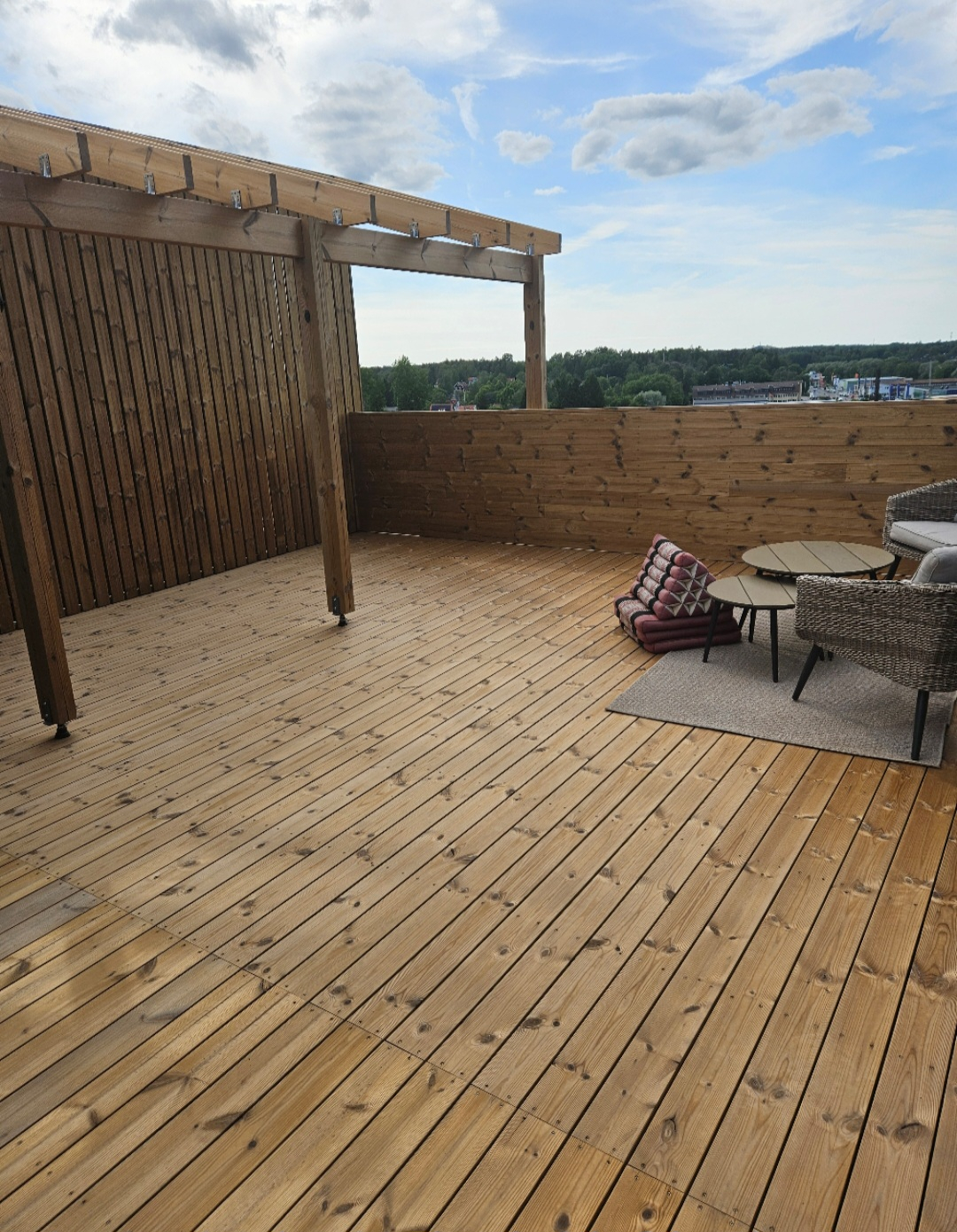5-room penthouse with huge roof terrace and two balconys, excellent communications