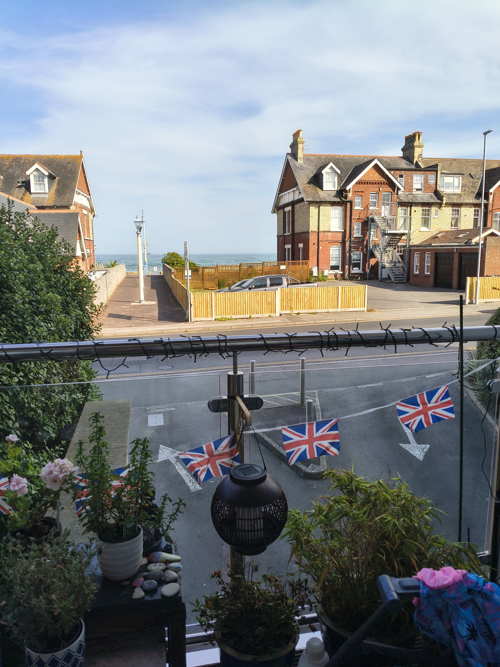 The sea and beach is just 100 steps away from our front door.