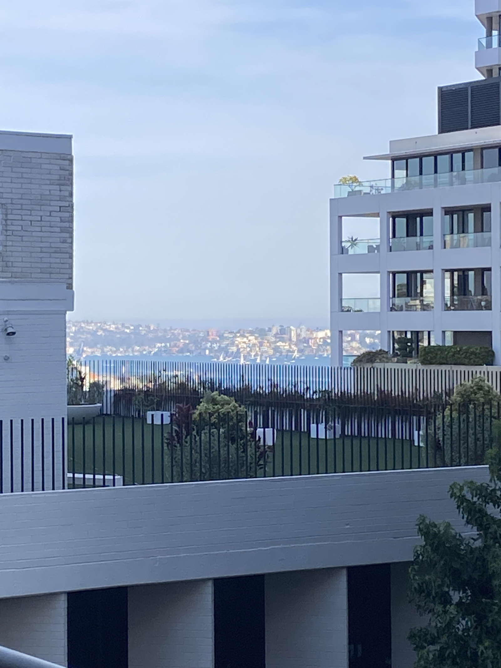 It's a small Sydney Harbour view.