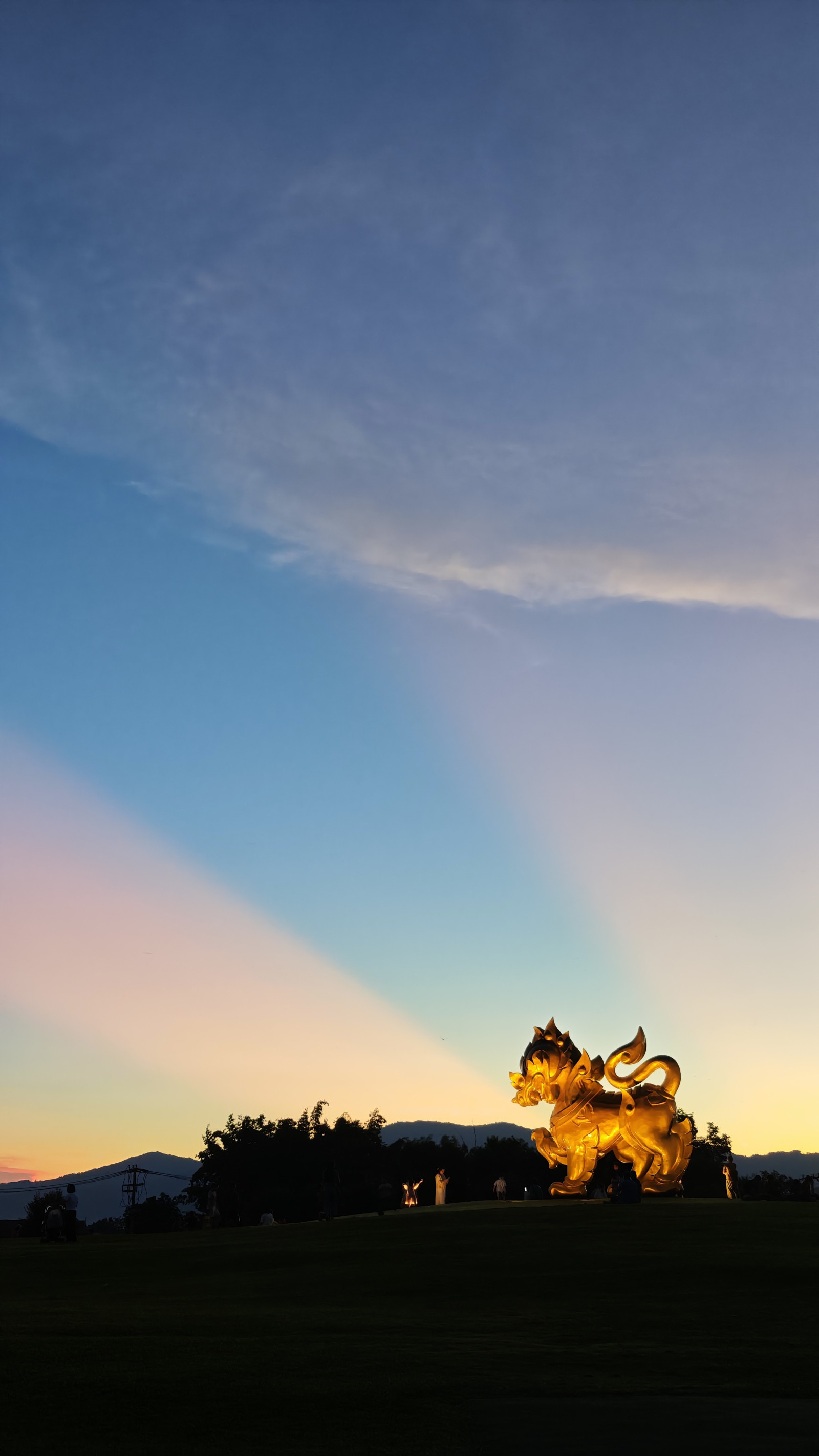 Holy sunset from Singha Park @ Chiang Rai