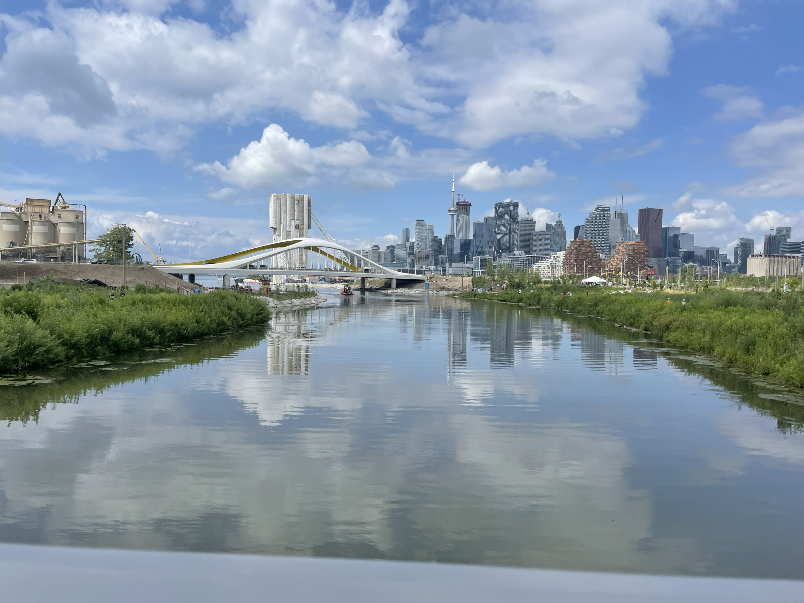 New biidaasige park in Toronto's Portlands - an urban oasis with adventure playground and city views ...