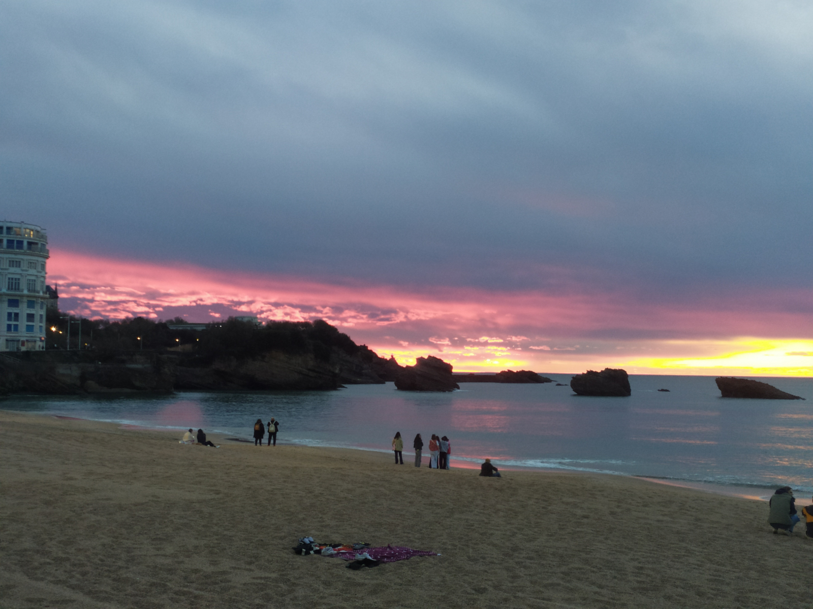 Biarritz, a grande praia